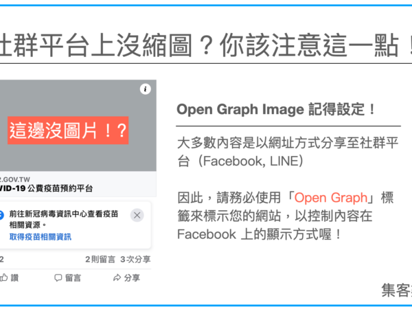 Open Graph設定：Facebook與LINE上面的貼文縮圖調整方式介紹！